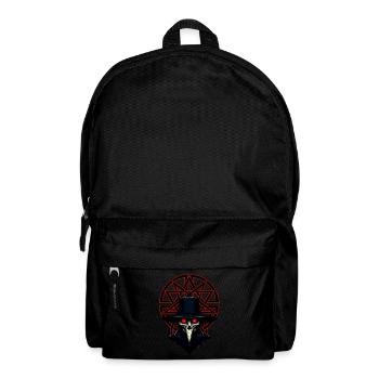 Pestarzt mit satanistischem Symbol - Rucksack - Schwarz - Vorne