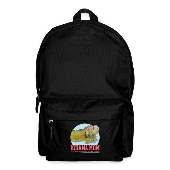 Leguan Mom Eidechse Leguane Geschenk - Rucksack - Schwarz - Vorne