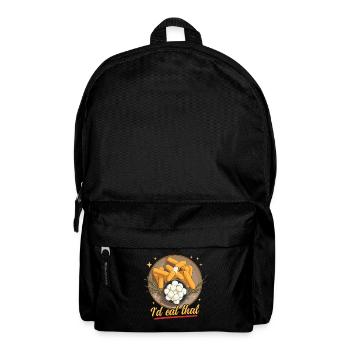 Mozzarella Sticks Käse Käseliebhaber Geschenk - Rucksack - Schwarz - Vorne