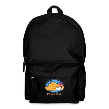 Mozzarella Sticks Käseliebhaber Geschenk - Rucksack - Schwarz - Vorne