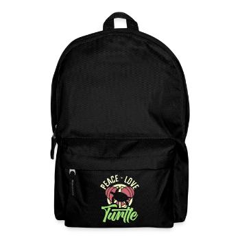 Tortue Tortue Mer Cadeau - Sac à dos - noir - Devant