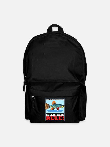 Killifish Eierlegende Zahnkarpfen Geschenk - Rucksack - Schwarz