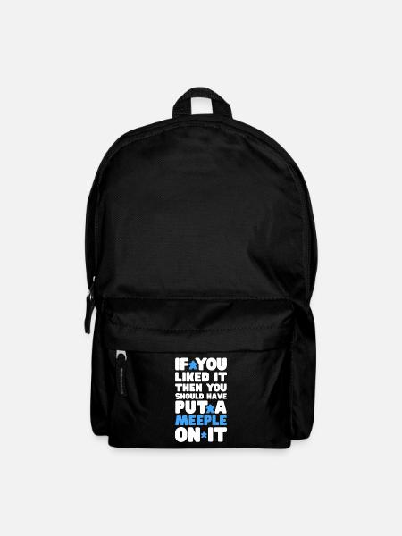 Brettspiel Brettspiele Spieleabend Spiele Geschenk - Rucksack - Schwarz