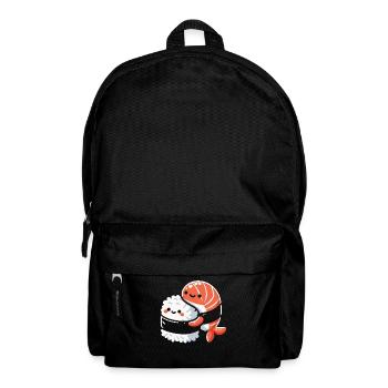 Sushi Essen Japan Nigiri Geschenk - Rucksack - Schwarz - Vorne