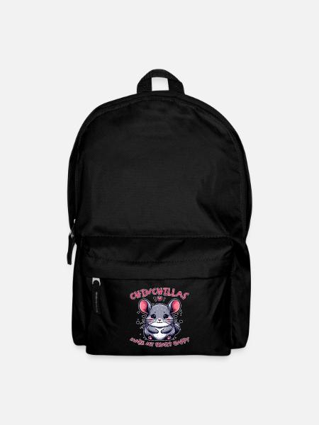 Chinchilla Spruch Lustiges Chinchilla Geschenk - Rucksack - Schwarz