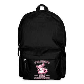 Dabbing Chinchilla Dire Blague Chinchilla Cadeau - Sac à dos - noir - Devant