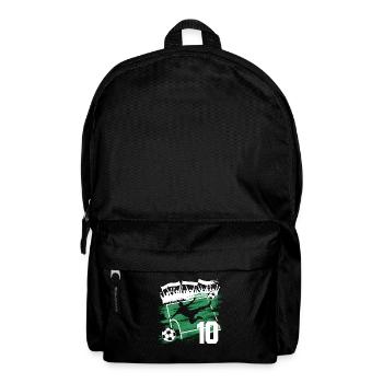 10e anniversaire 10 ans de football Joueur de football - Sac à dos - noir - Devant