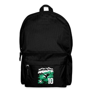 10e anniversaire 10 ans de football Joueur de football - Sac à dos - noir - Devant