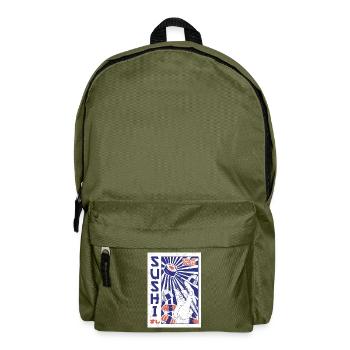 Sushi Essen Japan Nigiri Geschenk - Rucksack - Olivgrün - Vorne