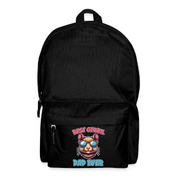 Gerbil Saying Gerbil Dad Funny Gerbil Gift - Backpack - black - Front