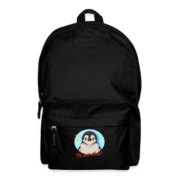 Pinguin lustige Baby Pinguine Geschenke - Rucksack - Schwarz - Vorne
