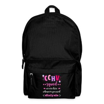 CCHV Squad Dialyse Schwesternteam - Rucksack - Schwarz - Vorne