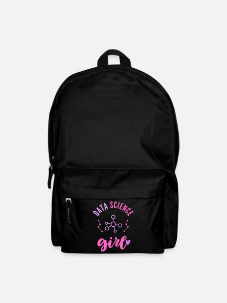 Data Science Mädchen Frau - Rucksack - Schwarz