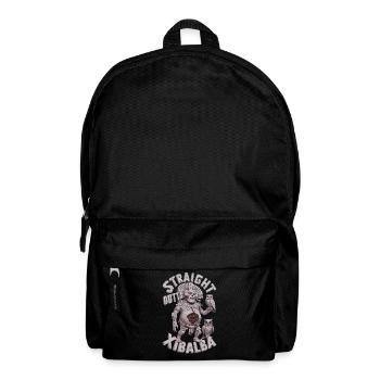 Straight Outta Xibalba Ancient Mayan Mythology - Backpack - black - Front