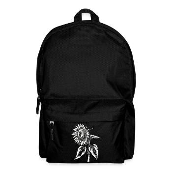 Sonnenblume Blume Botanisch Vintage Kunst Blumen - Rucksack - Schwarz - Vorne