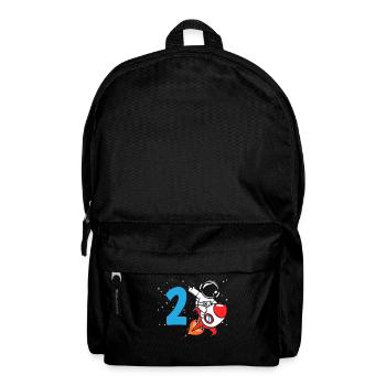 2. Geburtstag Jungen 2 Jahre Astronaut Geburtstag - Rucksack - Schwarz - Vorne