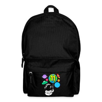 11th Birthday Boys Astronaut Birthday - Backpack - black - Front