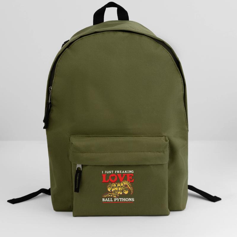 Königspython Schlangen Python Geschenke Rucksack