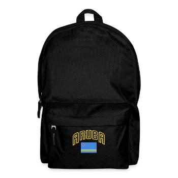 Aruba Caribbean Summer Ocean Beach Gift - Backpack - black - Front