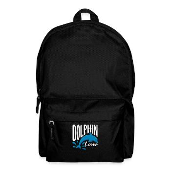 Dolphin Lover Jumping Water - Backpack - black - Front