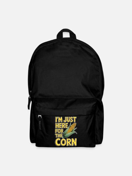 Maiskolben Spruch Mais Lustige Maiskolben Geschenk - Rucksack - Schwarz