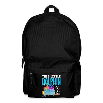 Ce petit dauphin a 2 ans - Sac à dos - noir - Devant