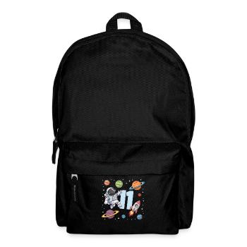 11th Birthday Boys Astronaut Birthday - Backpack - black - Front