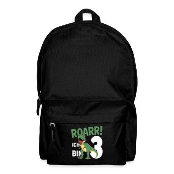 3ème anniversaire 3 ans Dino Dinosaur Fan - Sac à dos - noir - Devant