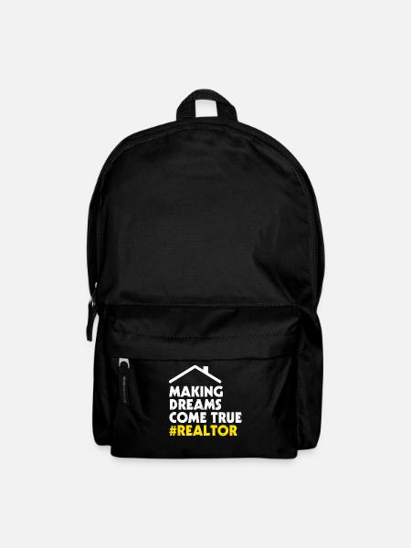 Immobilienmakler - Rucksack - Schwarz