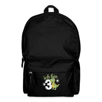 3ème anniversaire 3 ans Dino Dinosaur Fan - Sac à dos - noir - Devant