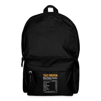 Taxi Taxi Driver Traffic Profession Gift - Backpack - black - Front
