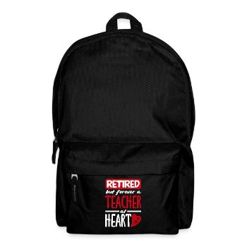Lustiges Lehrer Lehrerinnen Geschenk - Rucksack - Schwarz - Vorne