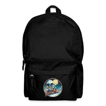 Christmas Mouse Railway Model Railway Kids - Backpack - black - Front
