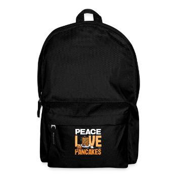 Lustiges Pfannkuchenliebhaber Geschenk - Rucksack - Schwarz - Vorne