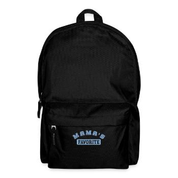 Mom's Favorite Light Blue Gift Mom Son - Backpack - black - Front