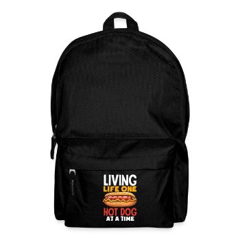 One Hot Dog at a Time - Backpack - black - Front