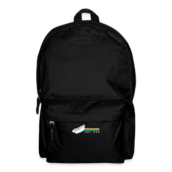 Retro Hot Dogs Lover Stripe Design - Backpack - black - Front