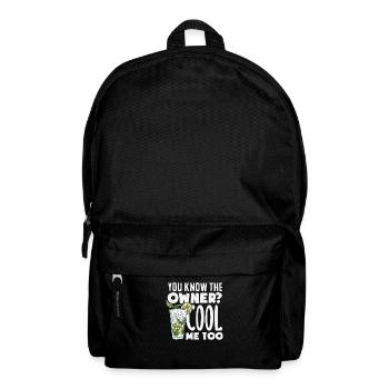 Funny Bartender Saying Bartender Gift - Backpack - black - Front