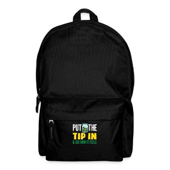 Barman drôle disant cadeau de barman - Sac à dos - noir - Devant