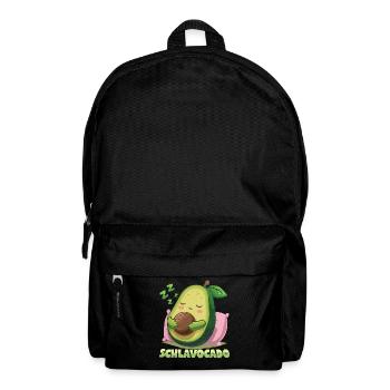 Schlavocado Avocado Offizielles Schlafshirt Schlaf - Rucksack - Schwarz - Vorne