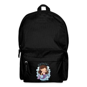 Birthday Girl Mermaid - Backpack - black - Front