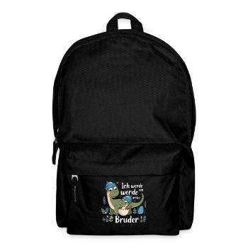 Je vais être un grand frère dinosaure dinosaure - Sac à dos - noir - Devant