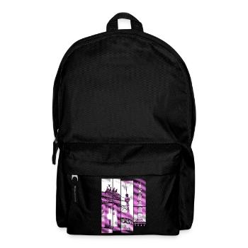 Berlin Skyline City Germany Collage Vintage - Backpack - black - Front