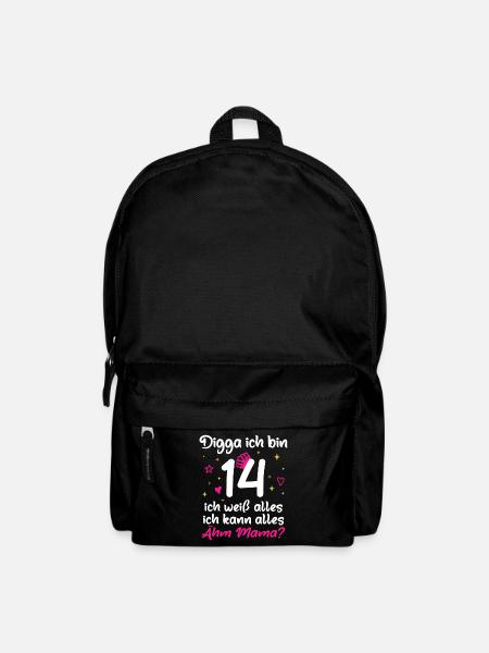 14ème anniversaire fille Digga j’ai 14 ans - Sac à dos - noir