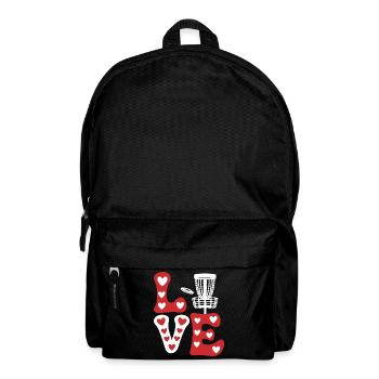 Discgolf Spruch Sport Lustiges Discgolf Geschenk - Rucksack - Schwarz - Vorne