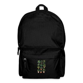 Topfpflanzen-Kollektion - Rucksack - Schwarz - Vorne