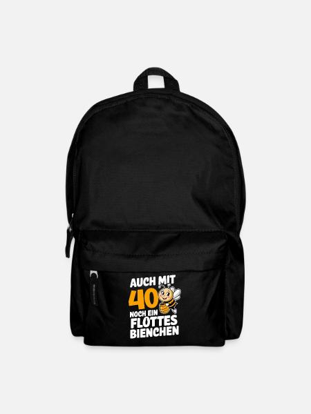40. Geburtstag 40 Jahre Flottes Bienchen Frau - Rucksack - Schwarz
