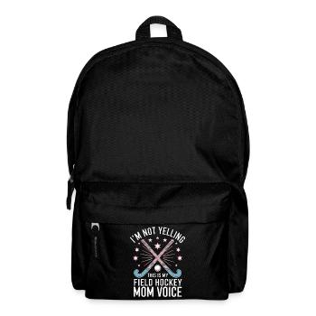 Field Hockey Saying Mom Funny Field Hockey Gift - Backpack - black - Front