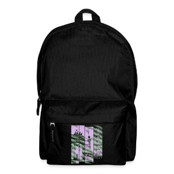 Berlin Skyline City Germany Collage Vintage - Backpack - black - Front