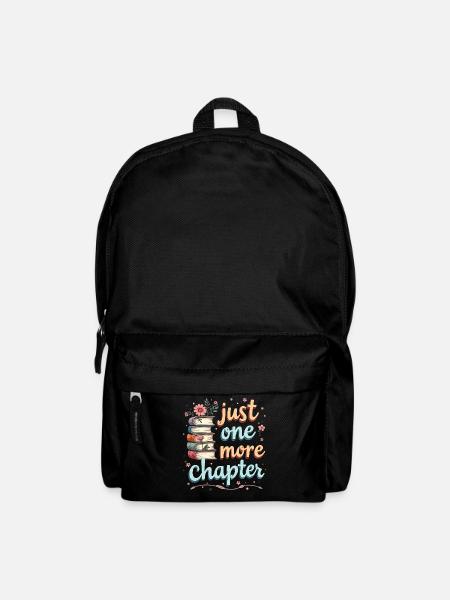 Nur noch ein Kapitel Buchlesung - Book Lover - Rucksack - Schwarz